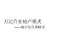 万达商业地产模式+城市综合体解读