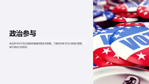 《政治参与》课件