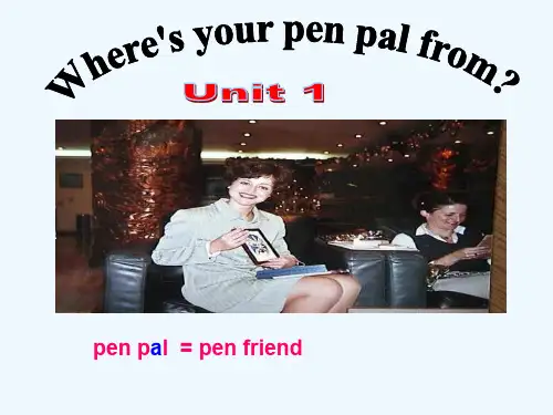 新人教版英语七下《Unit 1 Where’s your pen pal from》ppt课件3