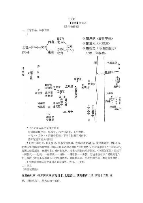 《王子坊》词义、句意分析