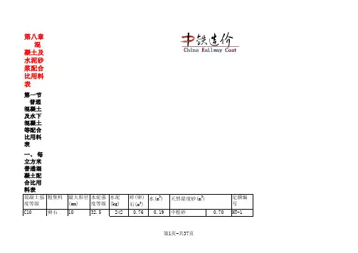 中铁造价_铁路工程基本定额EXCEL版(铁建设[2003]34号)