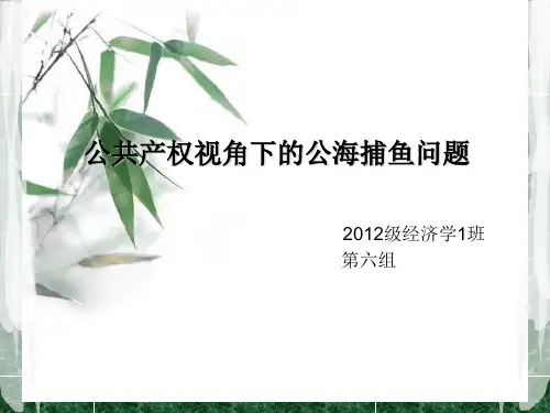 新制度经济学公海捕鱼案例分析