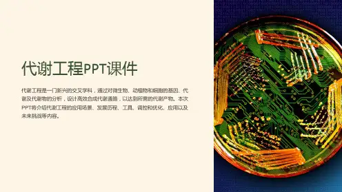 《代谢工程》课件