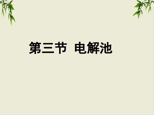 课件《电解池》PPT_完美课件_人教版1
