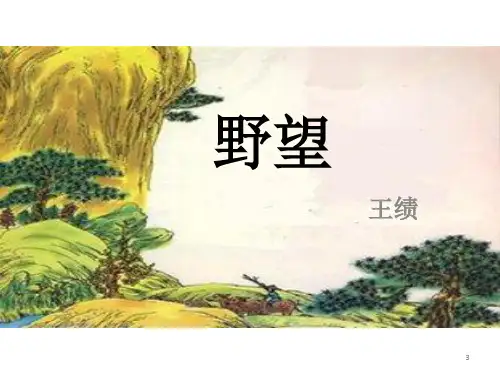 12.唐诗五首(野望 黄鹤楼 使至塞上 渡荆门送别 钱塘湖春行)ppt课件