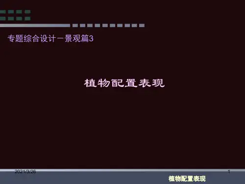 《植物造景及配置》PPT课件