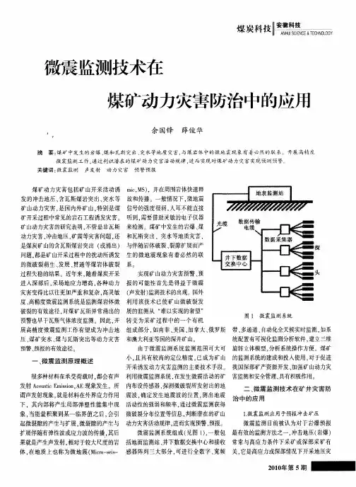 微震监测技术在煤矿动力灾害防治中的应用