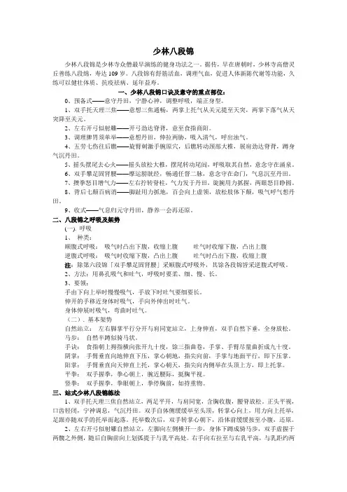 少林八段锦