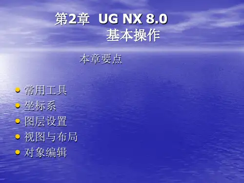 UGNX基本操作解析PPT课件