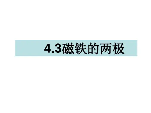 三年级下册科学课件4.3磁铁的两极 教科版(共15张PPT)