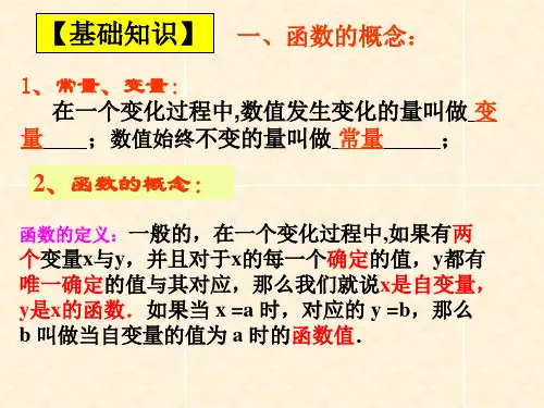 第19章一次函数复习课ppt课件