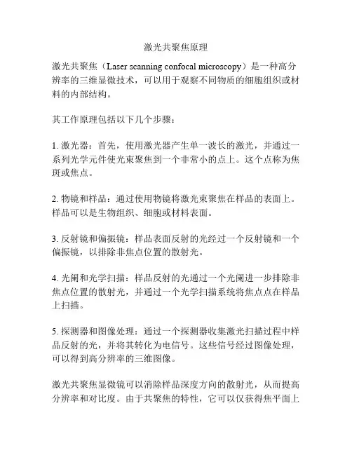 激光共聚焦原理
