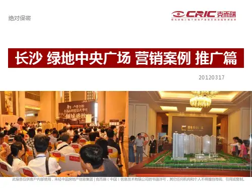 长沙绿地中央广场营销案例推广篇