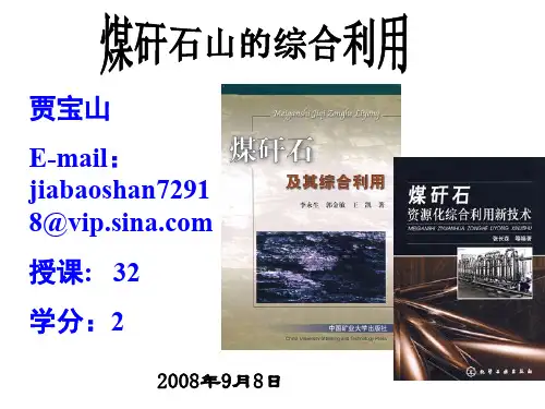 煤矸石山综合利用ppt课件