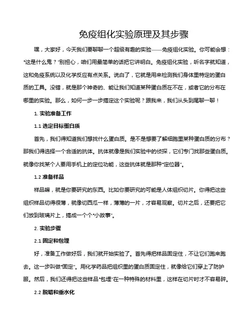免疫组化实验原理及其步骤