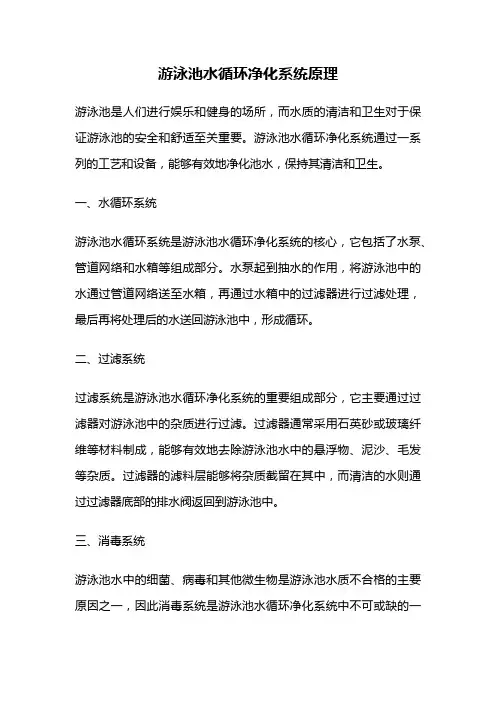 游泳池水循环净化系统原理