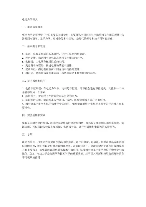 电动力学讲义