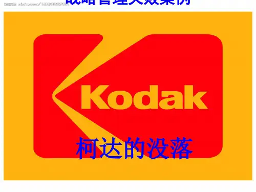 战略管理失败案例(PPT 38张)