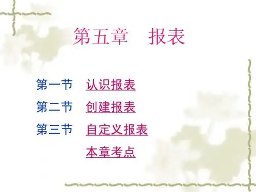 Access第五章