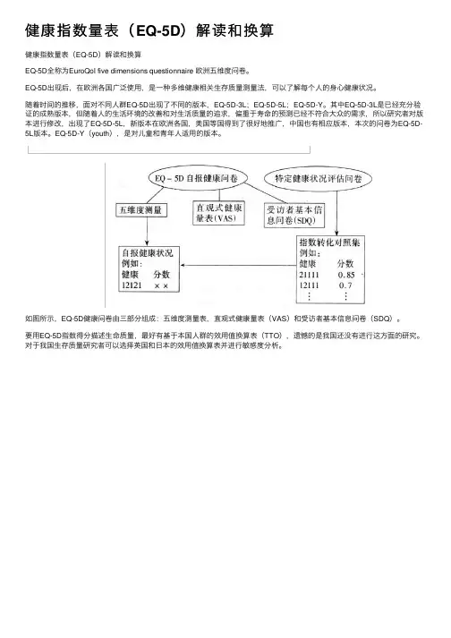 健康指数量表（EQ-5D）解读和换算