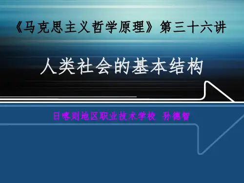 人类社会的基本结构