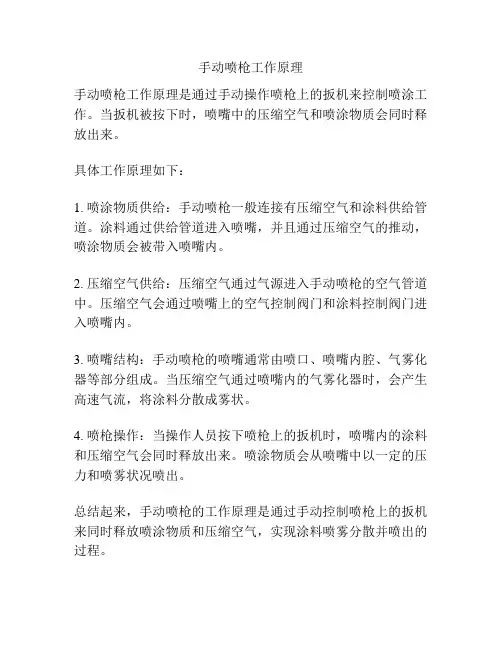 手动喷枪工作原理