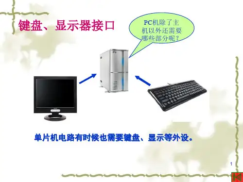 单片机 键盘 显示器接口-PPT课件