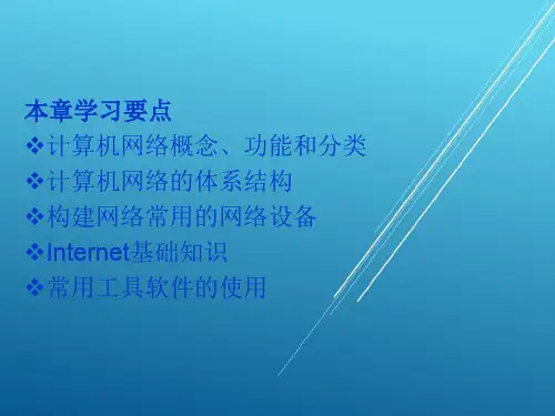计算机应用基础第6章 计算机网络基础与Internet应用
