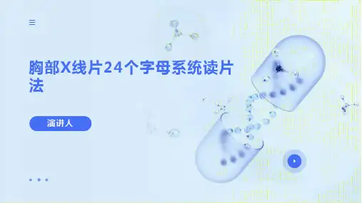 胸部X线片24个字母系统读片法