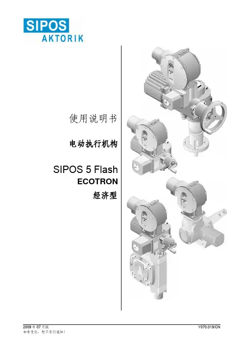 SIPOS AKTORIK 5Flash ECOTRON经济型 说明书