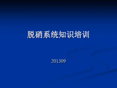 脱硝培训课件