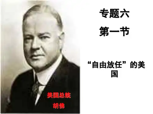 “自由放任”的美国--浙教版(教学课件201911)