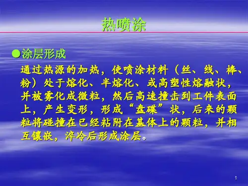 热喷涂技术介绍