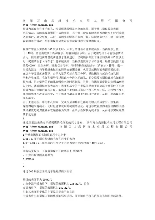 褐煤干燥技术分析与比较