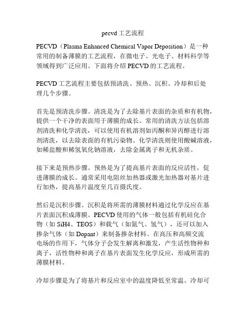 pecvd工艺流程