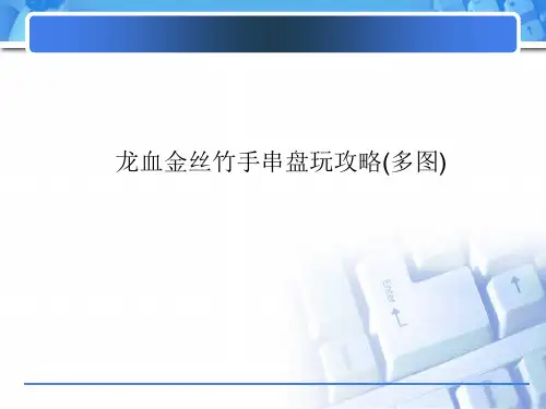 龙血金丝竹手串盘玩攻略(多图)