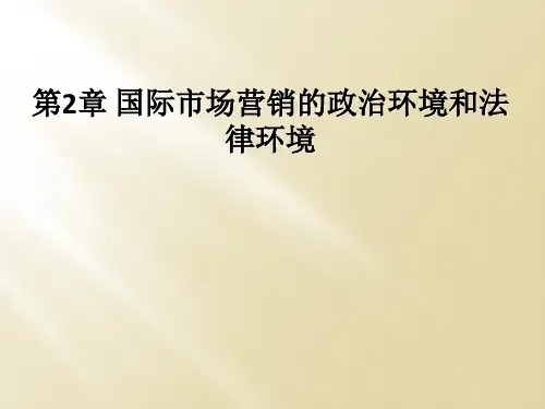 第2章 国际市场营销的政治环境和法律环境