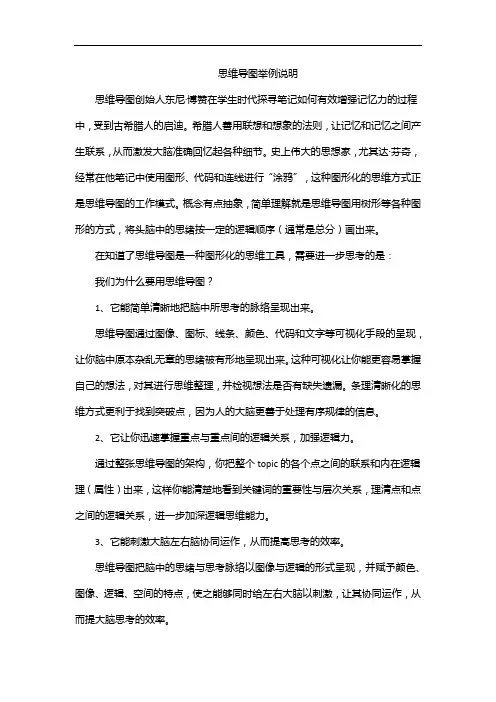 思维导图举例说明
