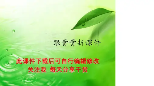 跟骨骨折课件PPT课件