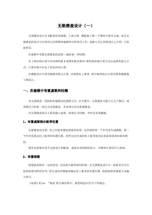 无梁楼盖建模设计(一)讲解