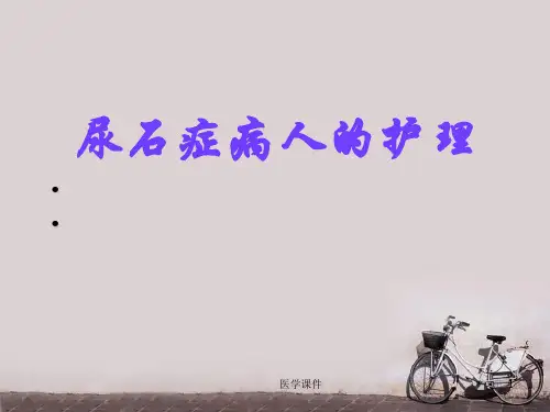 泌尿系结石病人的护理  ppt课件