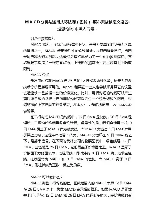 ＭＡＣＤ分析与运用技巧法则（图解）-股市实战信息交流区-理想论坛-中国人气最...