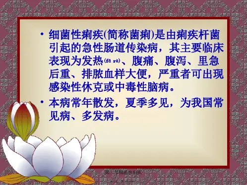 第二节细菌性痢疾课件