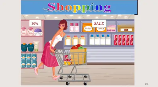 Shopping购物英语学习市公开课一等奖省赛课微课金奖PPT课件