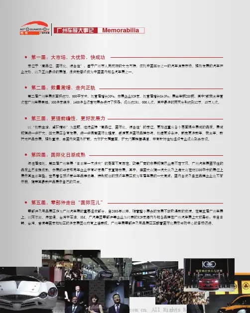 广州车展大事记