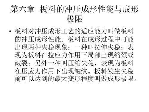 第六章板料冲压成形性能