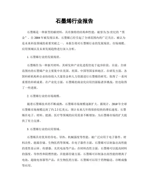 石墨烯行业报告
