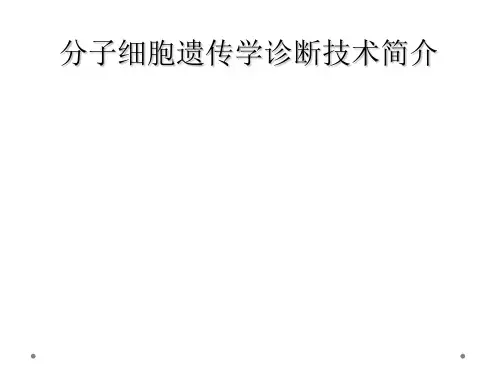 分子细胞遗传学诊断技术简介