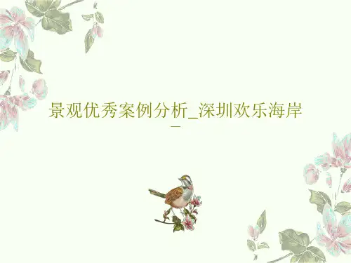 景观优秀案例分析_深圳欢乐海岸共20页文档