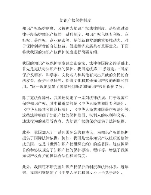 知识产权保护制度